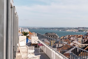 River View Terrace Apartment Two Bedroom | Balcony view - Almaria Ex Libris Chiado (Lisbon)