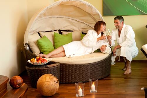 Salas de tratamiento para parejas, sauna y baño turco o hammam