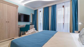 Ropa de cama de alta calidad y minibar