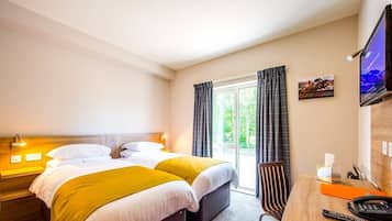 Premium bedding, individually decorated, desk, blackout curtains