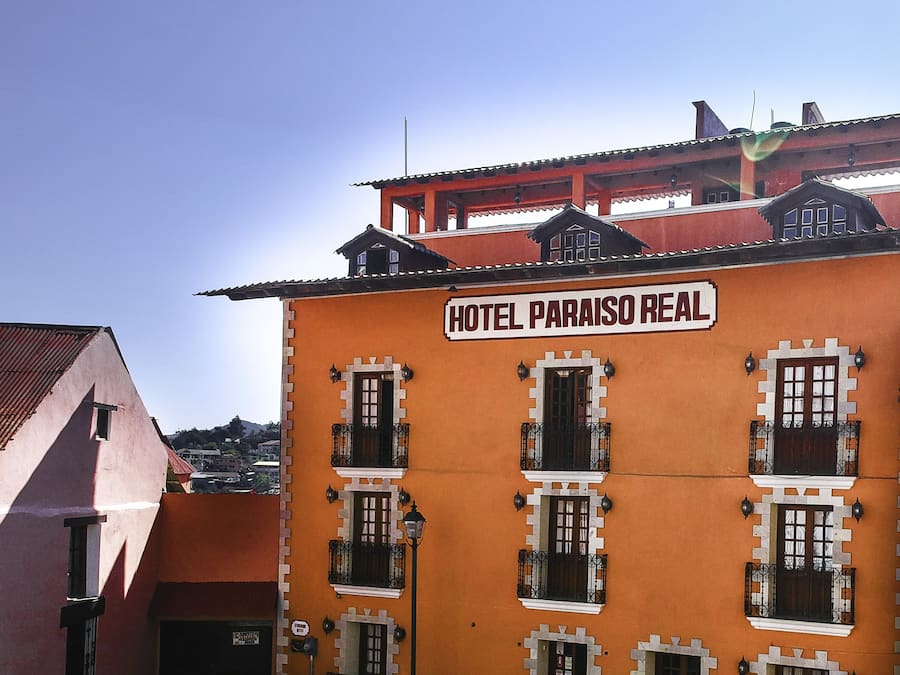 Fassade der Unterkunft