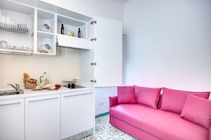 Familienapartment, 1 Schlafzimmer, Nichtraucher | Eigene Kochnische