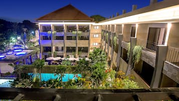 Front of property – evening/night