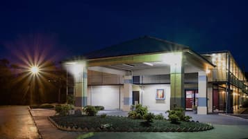 Front of property – evening/night