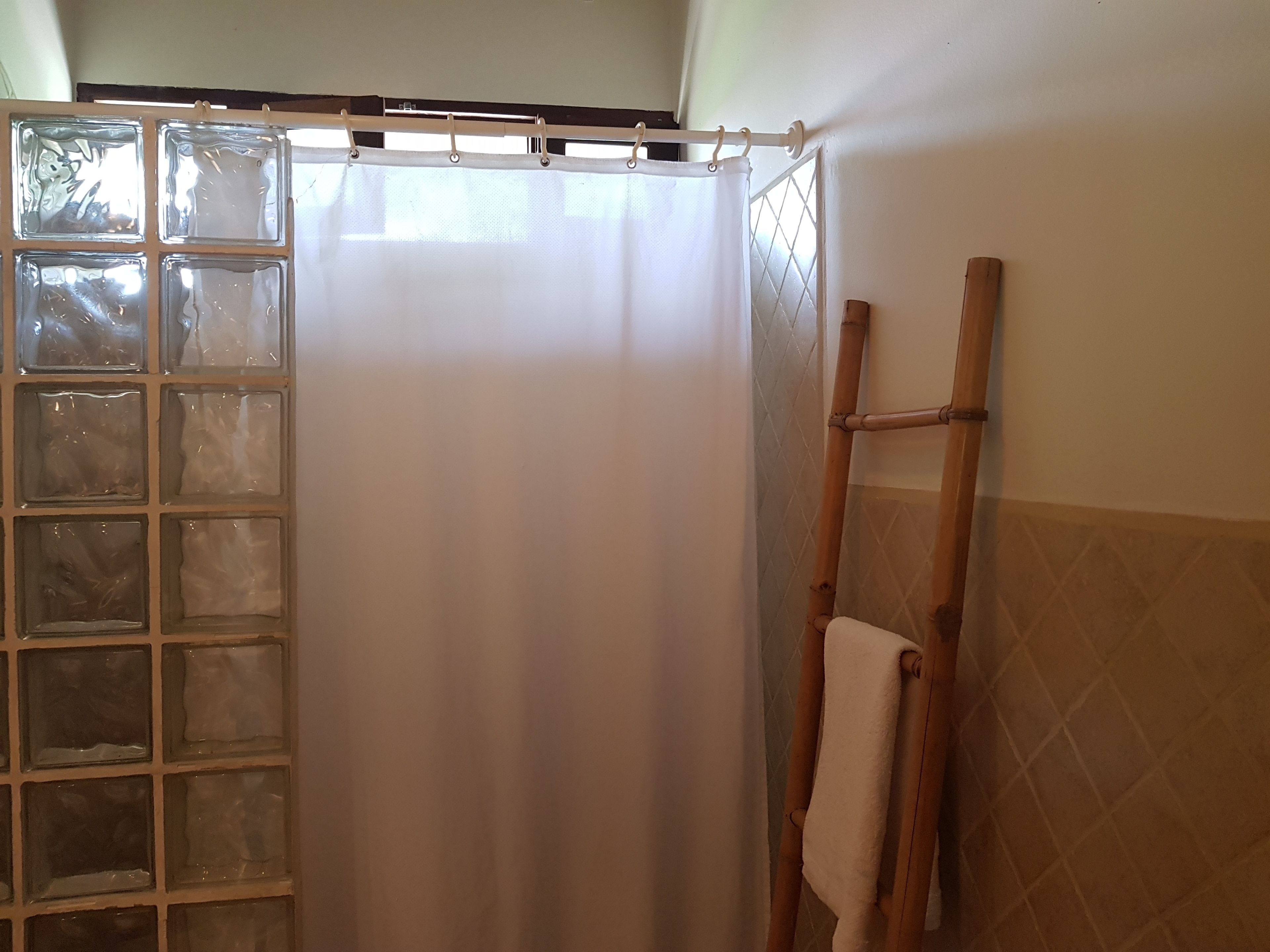 deluxe double room, 2 double beds | bathroom | shower, free toiletries, towels