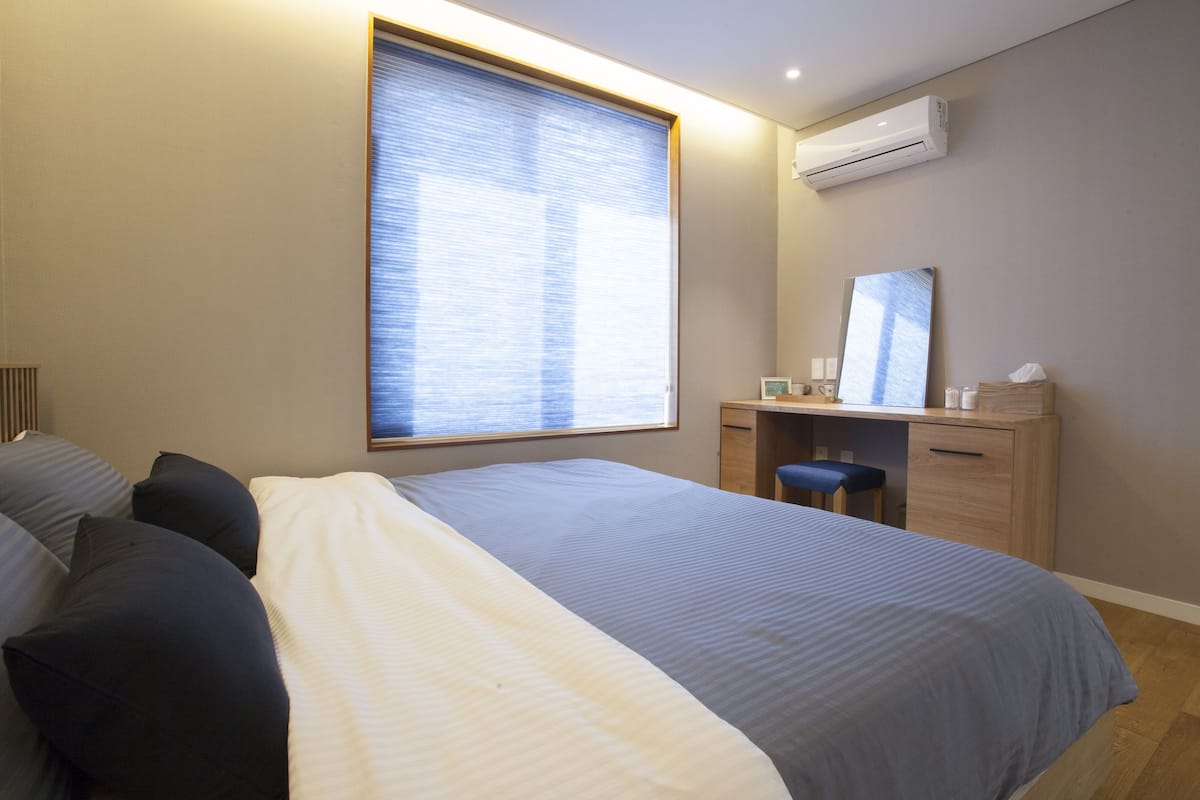 Double Room (Korean nationals NOT allowed) | Premium bedding, down comforters, memory foam beds, in-room safe