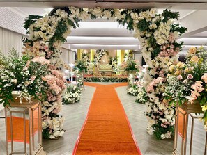 Innenbereich für Hochzeiten