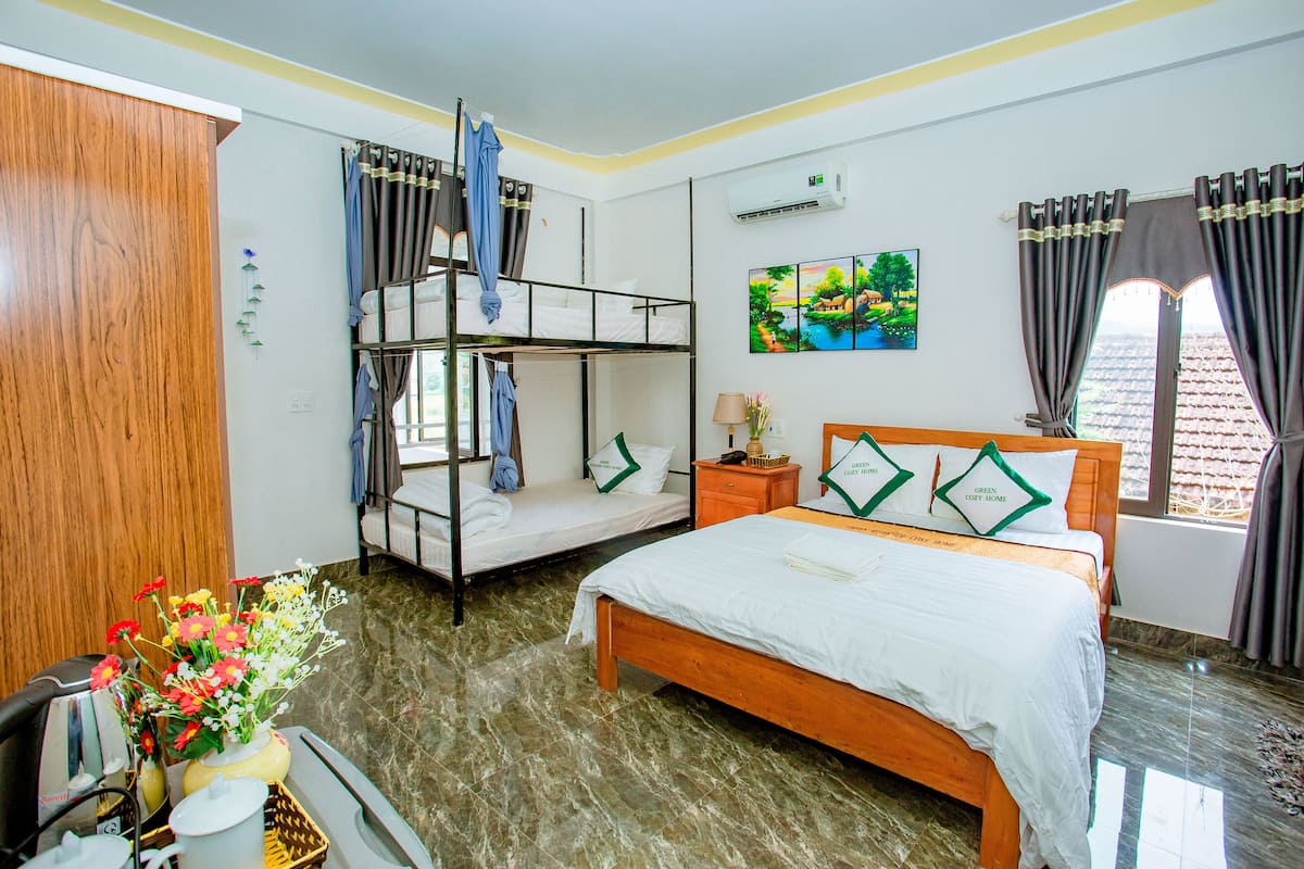 Family Quadruple Room | 9 bedrooms, desk, laptop workspace, blackout drapes