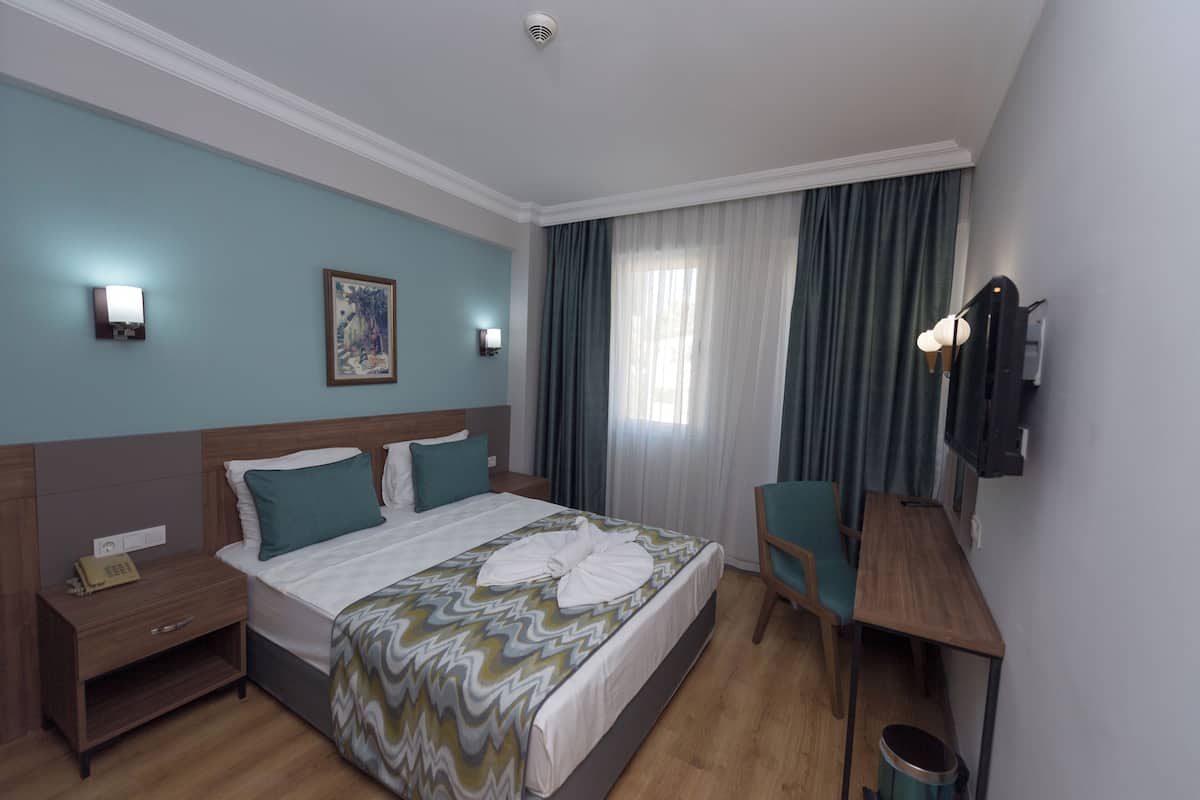 1 slaapkamer, een minibar, een bureau, een laptopwerkplek