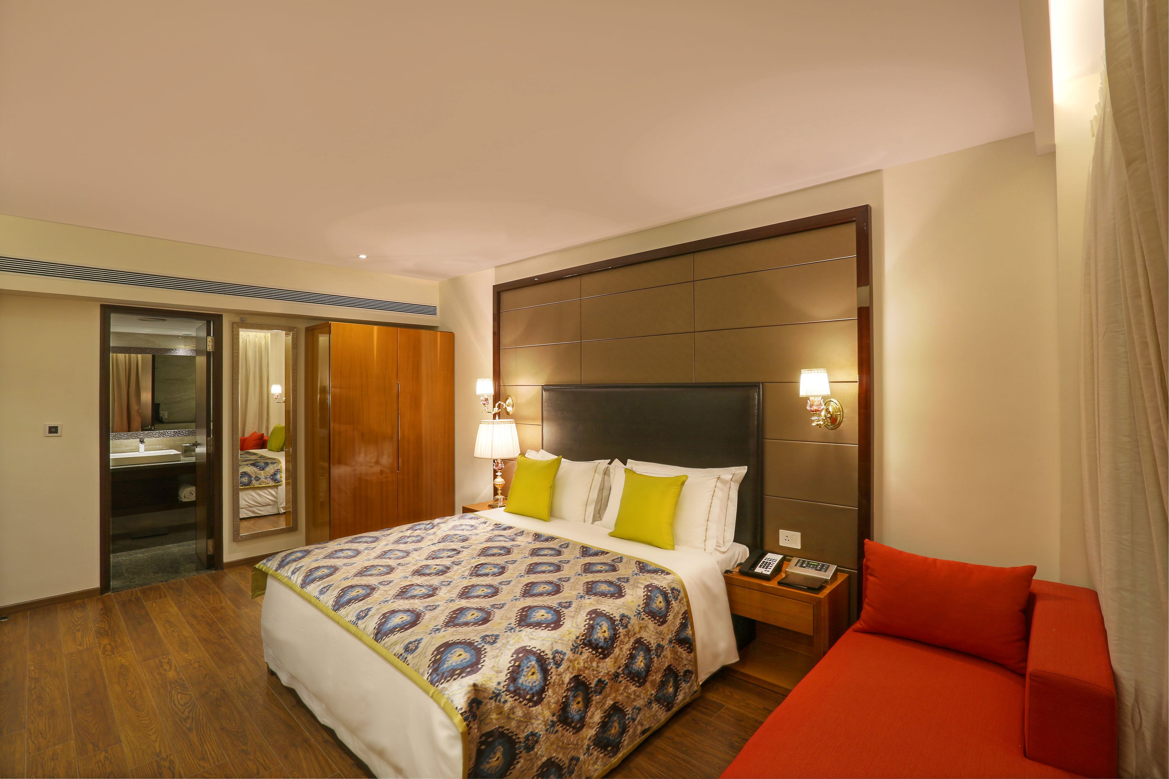 junior suite | in-room safe, desk, blackout curtains, soundproofing