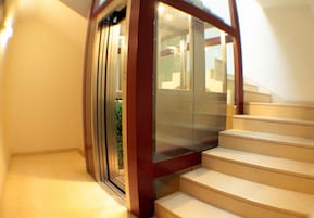 Interior entrance