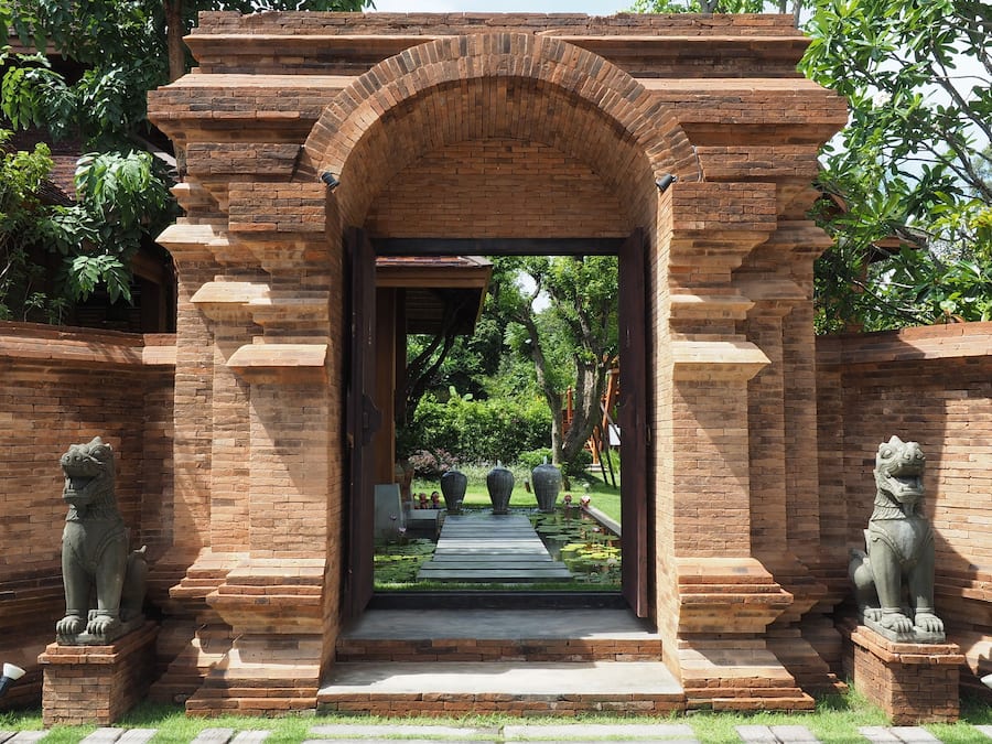 Entrada da propriedade