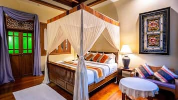 Deluxe Double Room | Pillow-top beds, in-room safe, individually decorated, desk