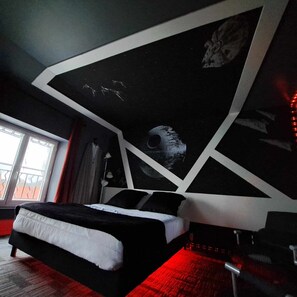 Signature Room | Soundproofing, iron/ironing board, free WiFi, bed sheets - Hotel des deux porches (Verrieres)