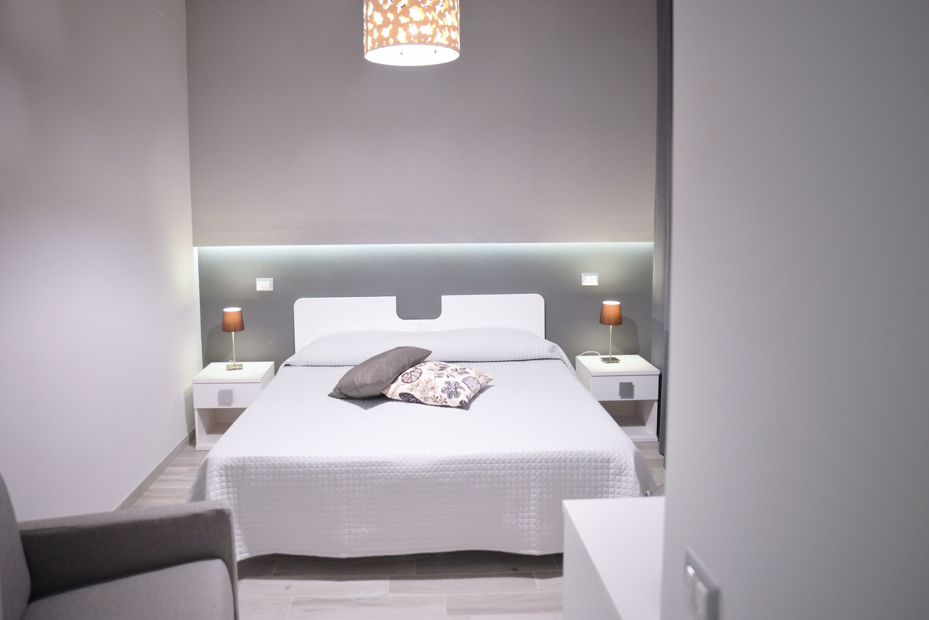 Premium bedding, memory foam beds, minibar, desk