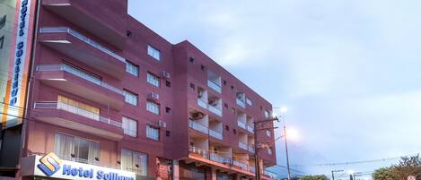 Front of property – evening/night