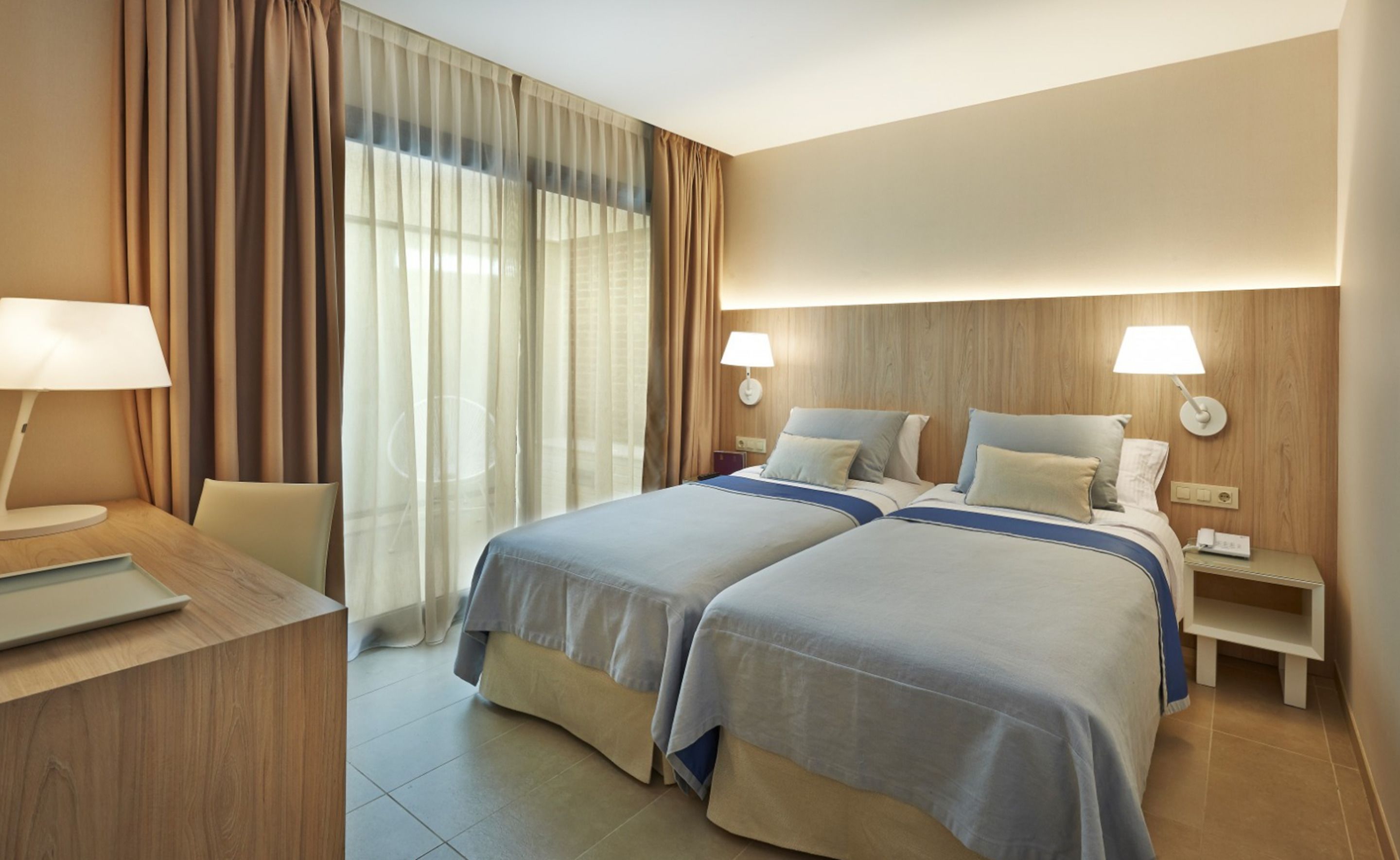 superior double room | in-room safe, desk, laptop workspace, iron/ironing board