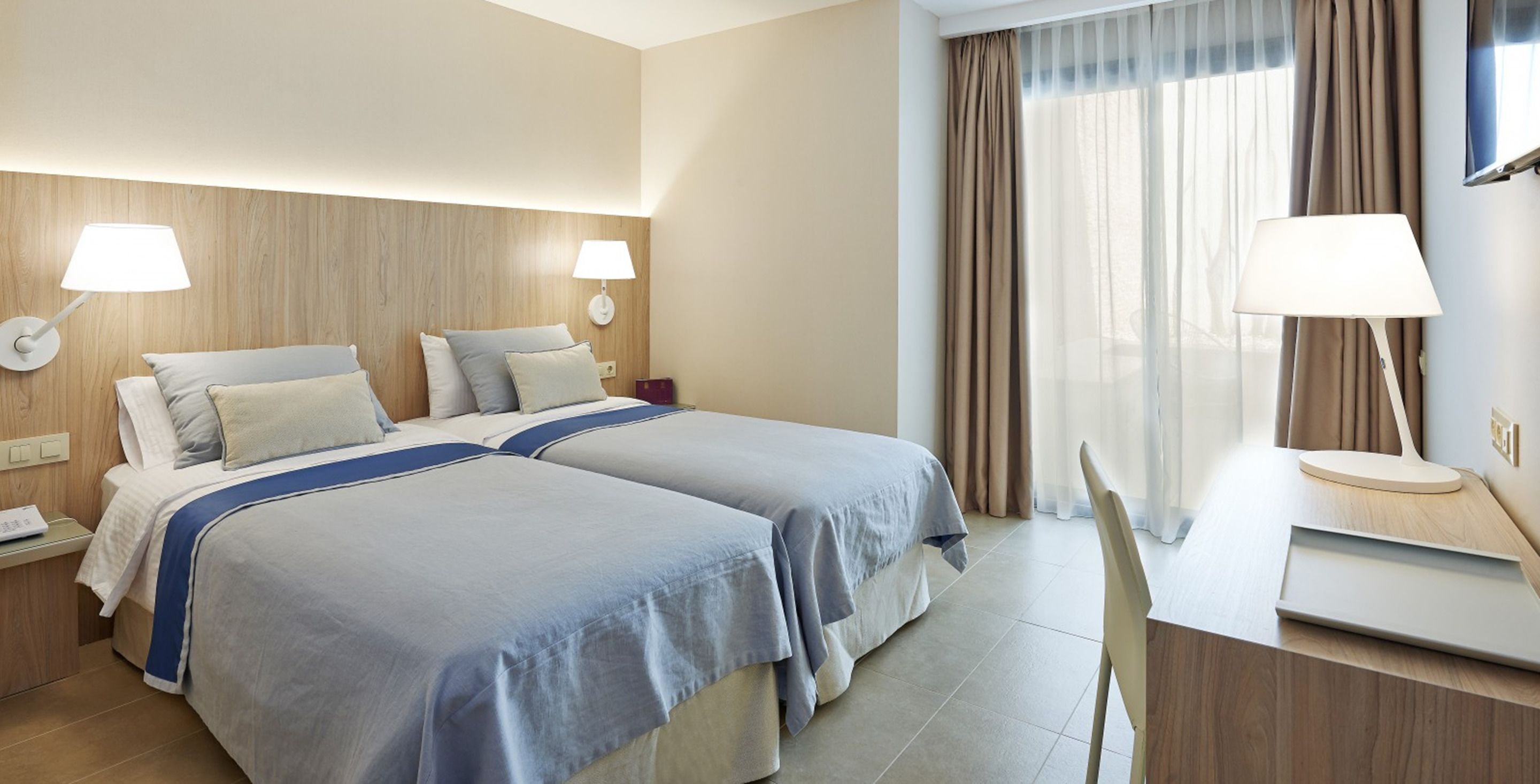 superior double room | in-room safe, desk, laptop workspace, iron/ironing board