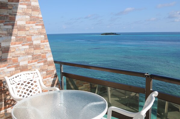 Blick von der Unterkunft