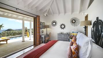 Master Pool Villa - Colombier Hill | Premium bedding, minibar, in-room safe, individually decorated