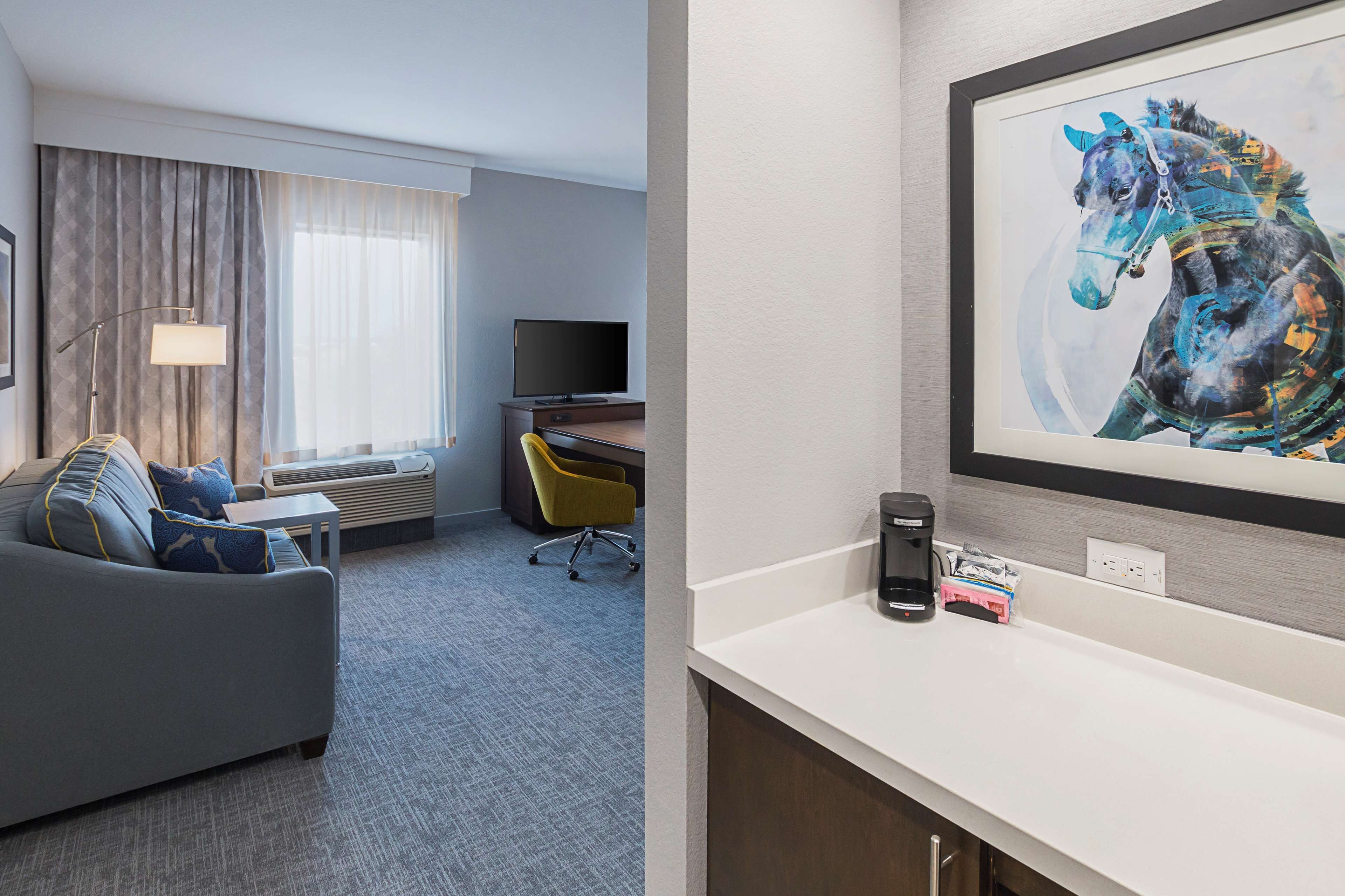 room, 1 king bed with sofa bed, non smoking, refrigerator & microwave | desk, laptop workspace, blackout curtains, iron/ironing board