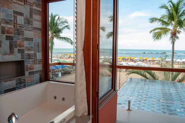 Deluxe Frente Mar com Banheira Hidromassagem | Jetted tub