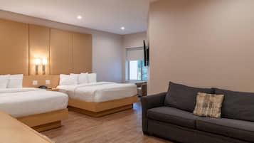 1 slaapkamer, luxe beddengoed, een kluis op de kamer, een bureau