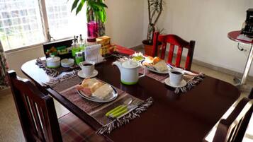 Free daily full breakfast