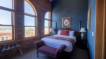 Deluxe Room, 1 Queen Bed (Top Floor) | Desk, laptop workspace, iron/ironing board, cribs/infant beds