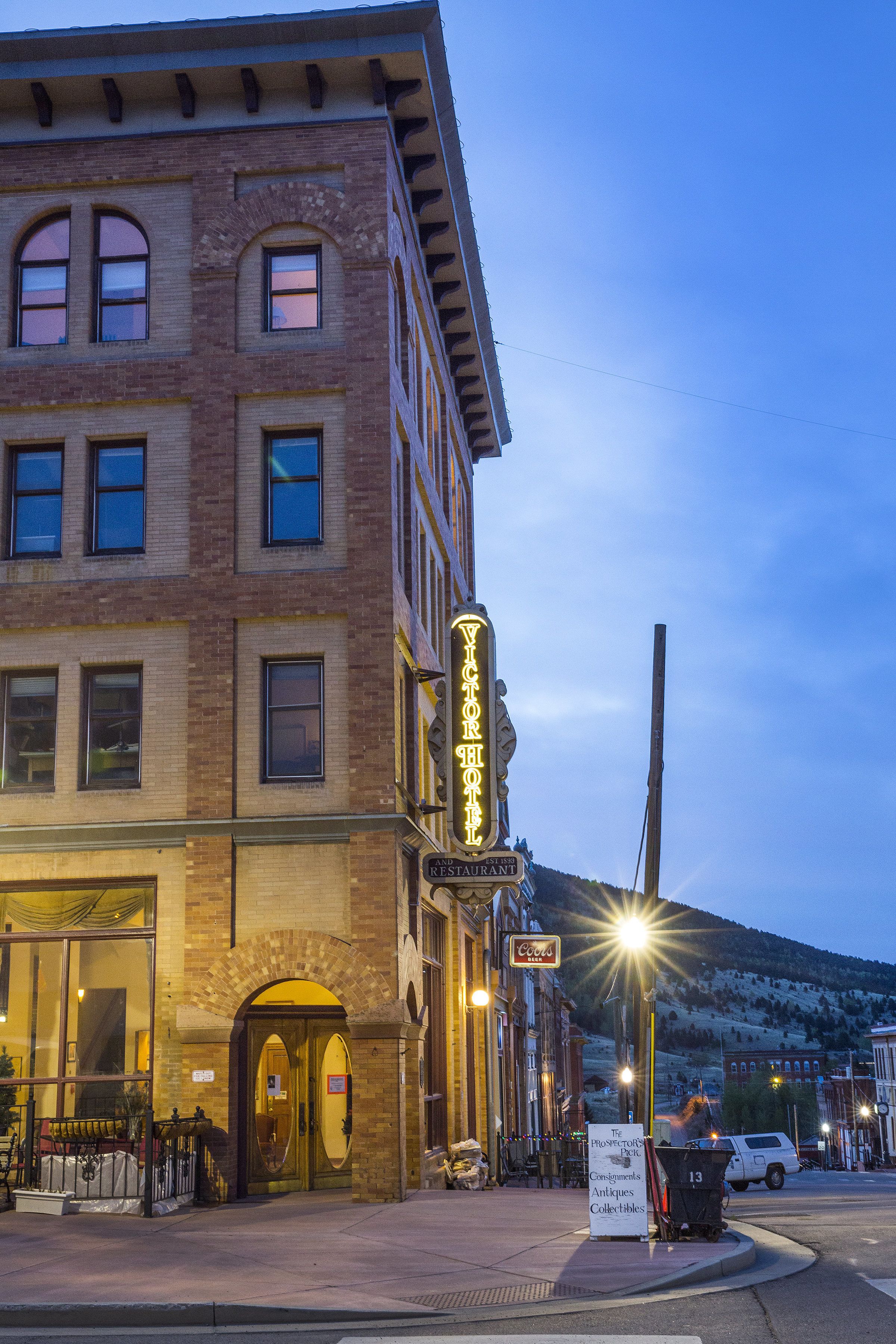 front of property – evening/night