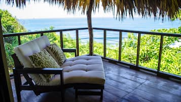 Villa Luxe, 2 chambres, terrasse, vue océan | Terrasse/Patio