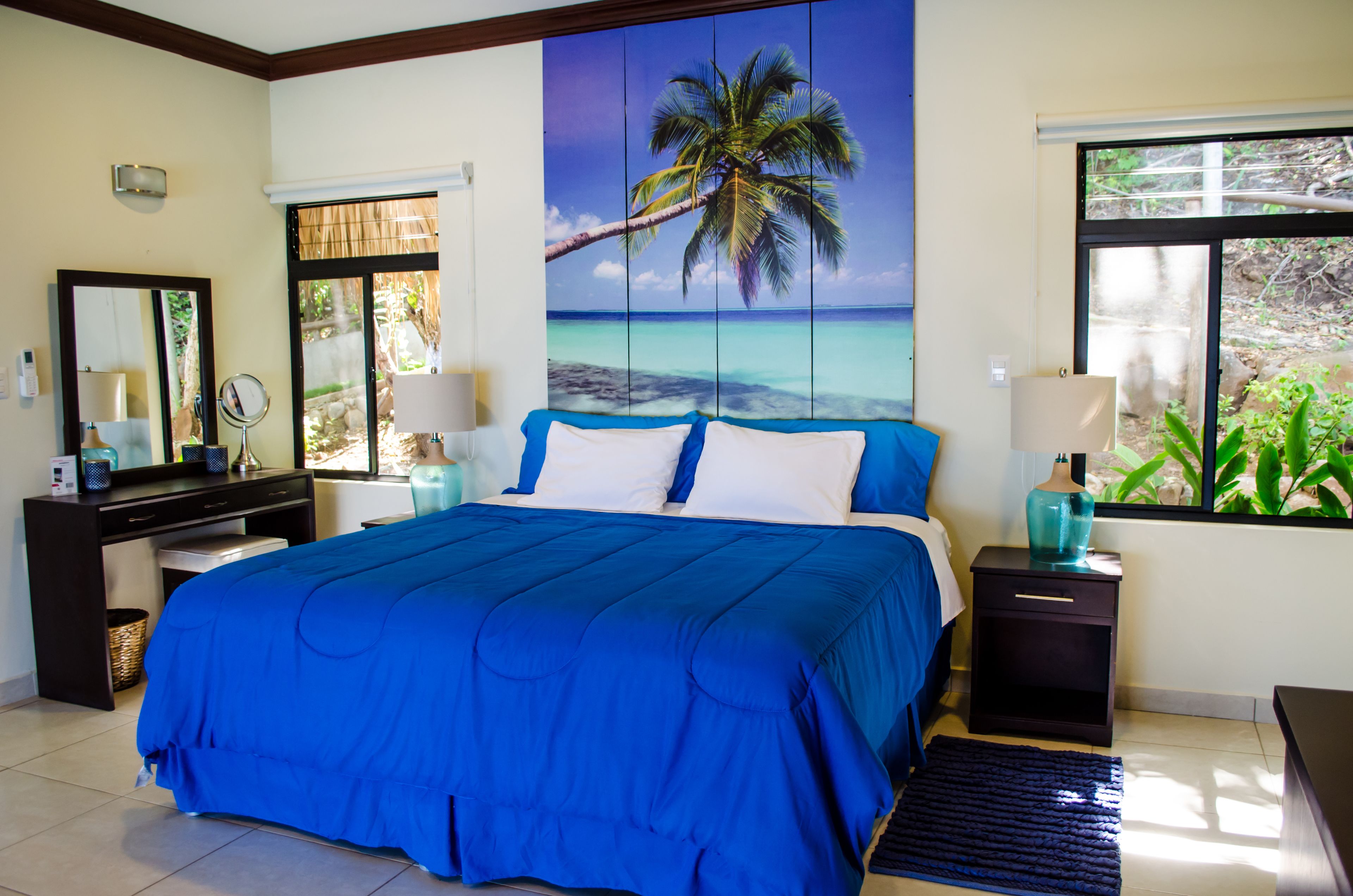 Luxury Double Room, 1 King Bed, Ocean View | Premium bedding, in-room safe, blackout drapes, iron/ironing board