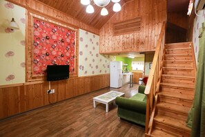 Villa, 3 Bedrooms (89sqm) | Living area | TV - Fulnaeum House Pension (Gyeongju)