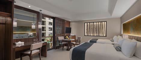 Premium bedding, in-room safe, desk, laptop workspace