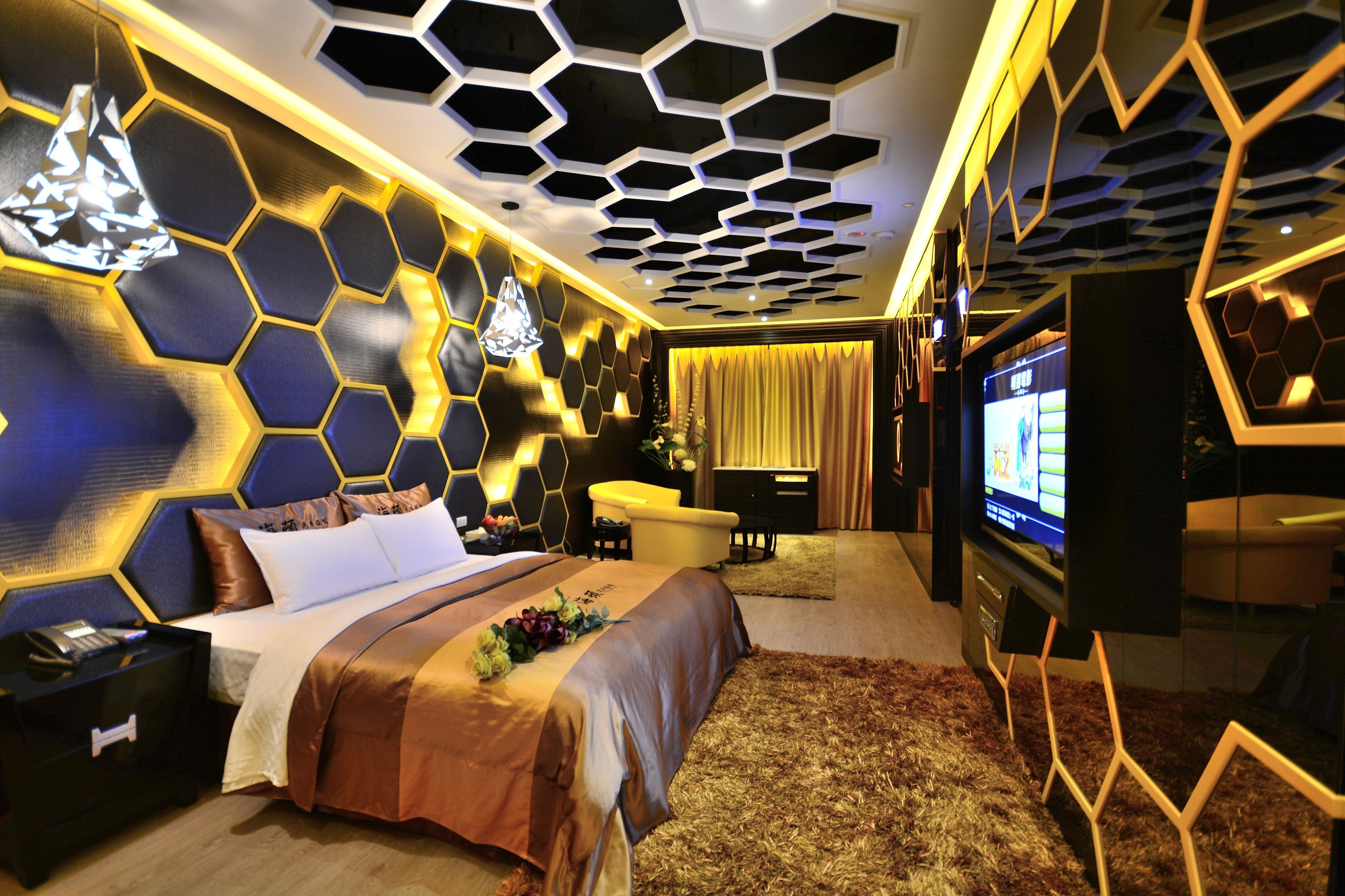 Down comforters, minibar, blackout drapes, soundproofing