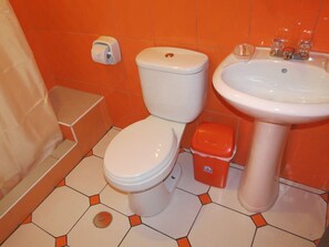 Standard Double Room | Bathroom | Shower, free toiletries, hair dryer