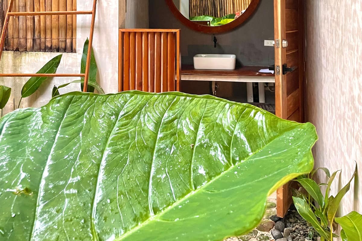 Tropical Beachfront Villa | Bathroom | Shower, free toiletries, hair dryer (on request), bidet