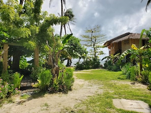 Superior Beach Front Cottage | Balcony view - Patrick's on the Beach (General Luna)