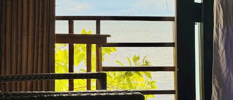 Comfort Tree House, Balcony, Ocean View | Premium bedding, desk, laptop workspace, bed sheets