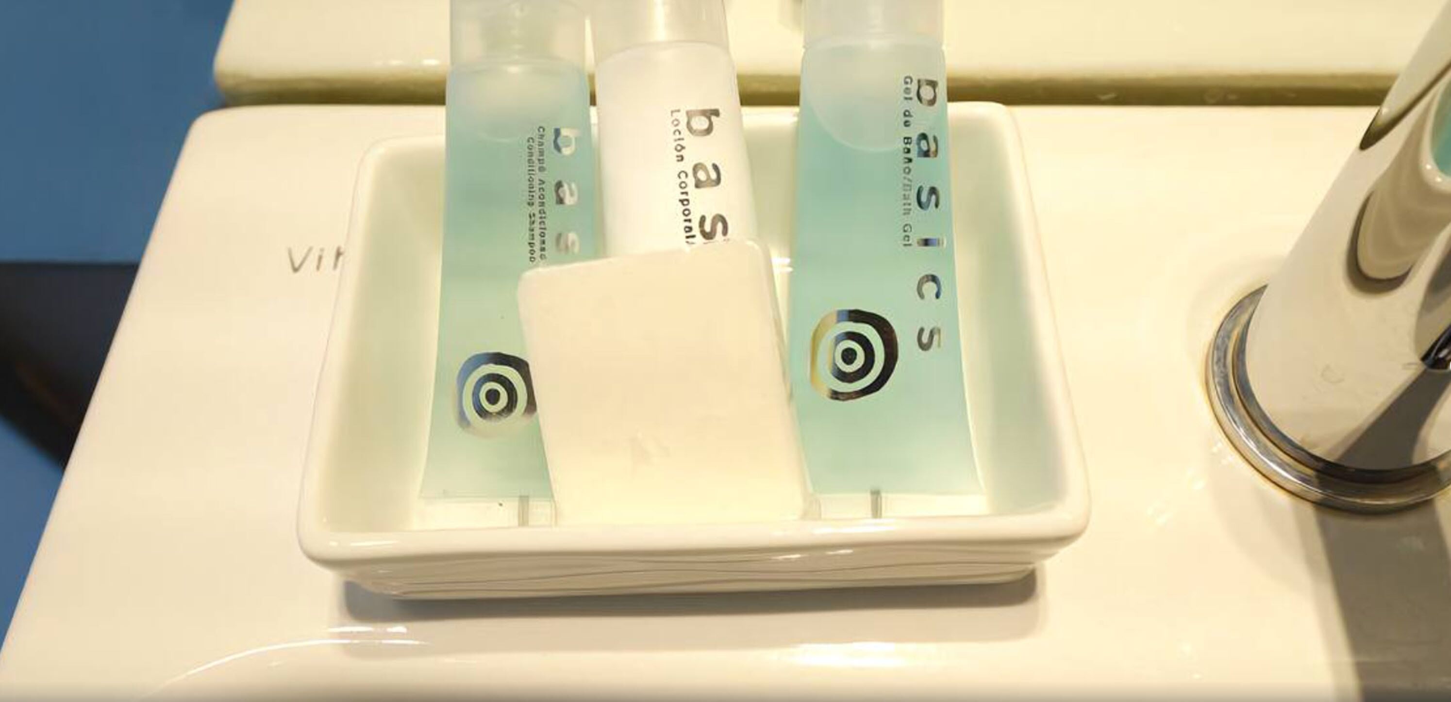 free toiletries, hair dryer, towels