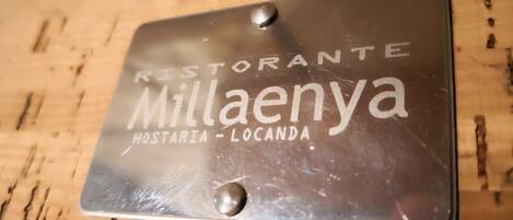 Lunch and dinner served, local cuisine