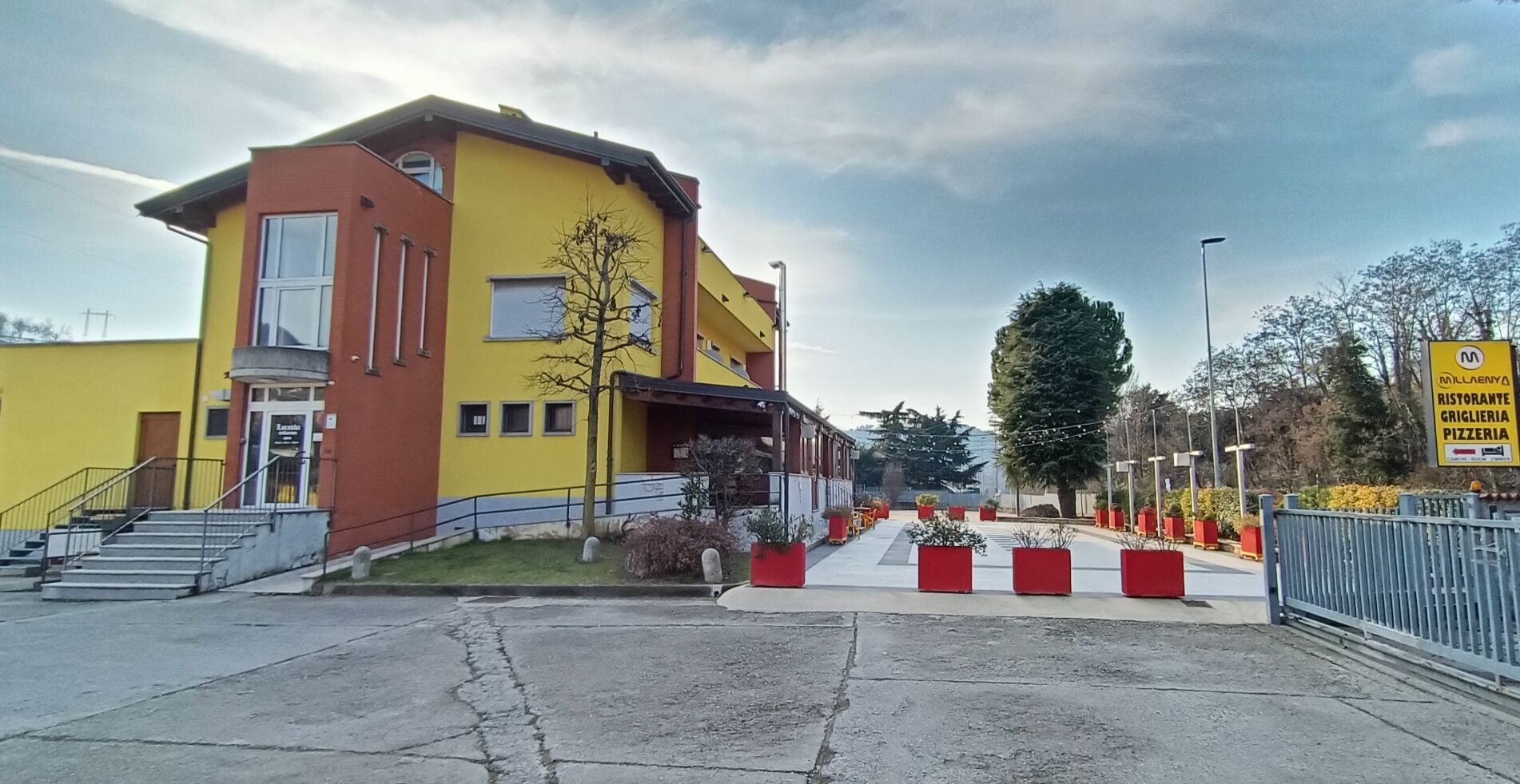 Fassade der Unterkunft