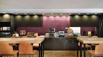 Free daily on-the-go breakfast