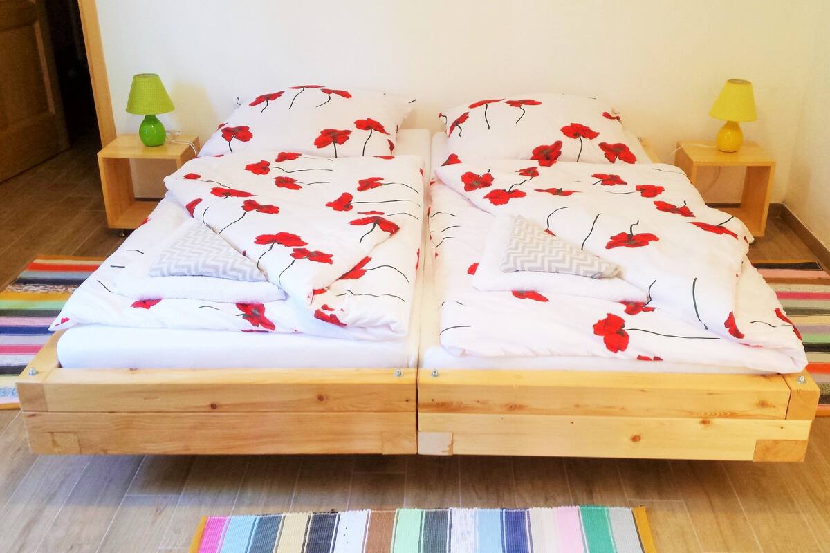 Comfort Double Room, Private Bathroom, Courtyard Area