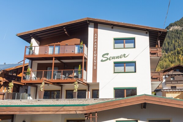 Fassade der Unterkunft