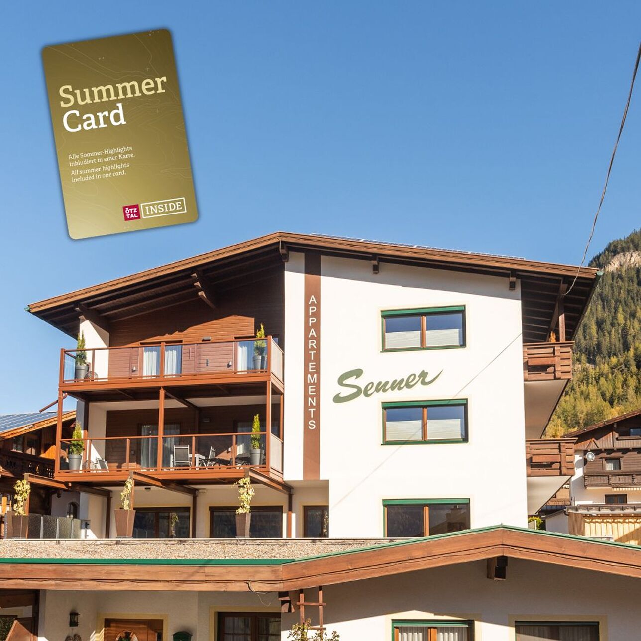 Façade de l’hébergement