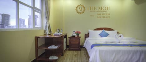 Standard Double Room | Minibar, desk, blackout drapes, free WiFi