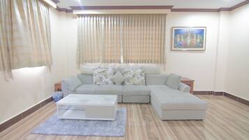 Family Room, 1 Bedroom, City View | Living area