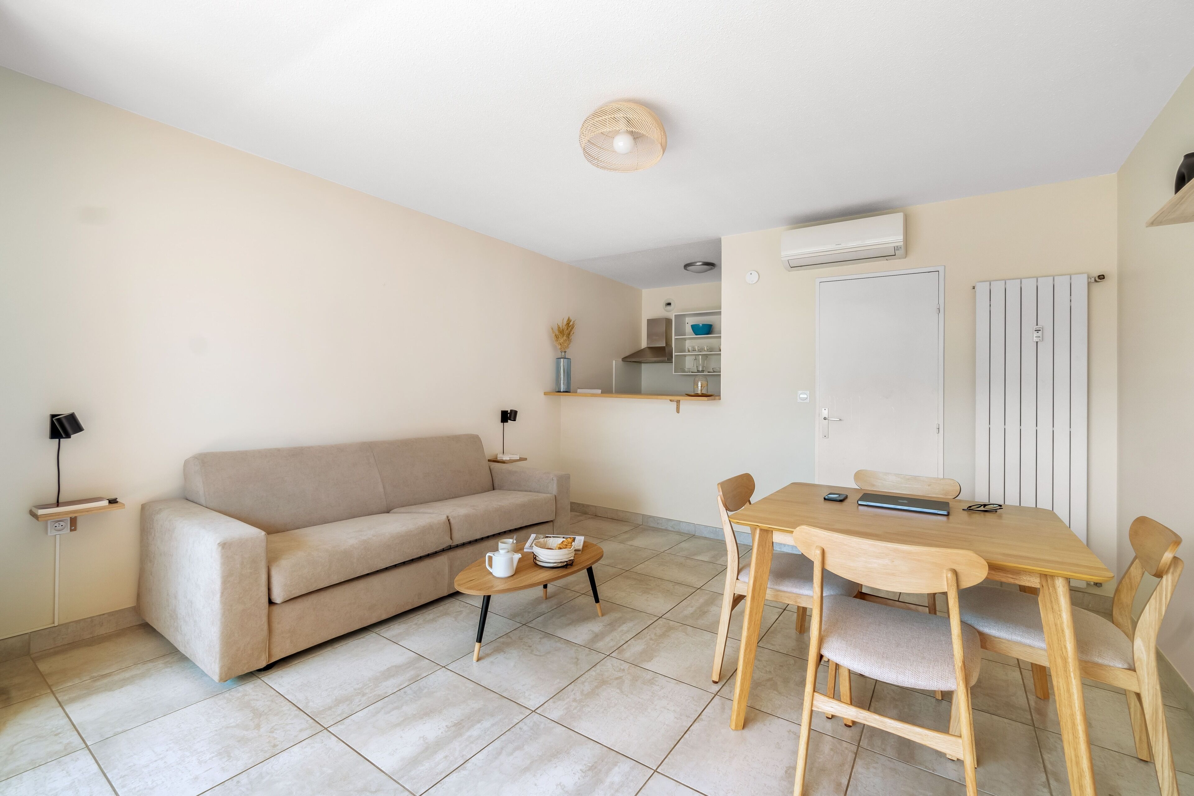 Studio, Terrace, Garden View | Living room | Flat-screen TV