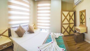 1 Schlafzimmer, schallisolierte Zimmer, Bügeleisen/Bügelbrett